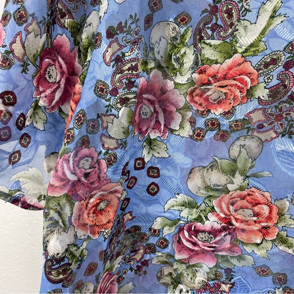 Vintage Victoria’s Secret Sheer Floral Button Down - Picture 5 of 5